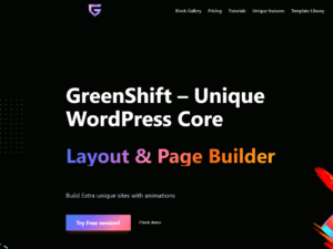 greenshift gutenberg collection the ultimate wordpress blocks