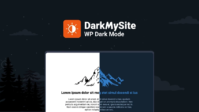 DarkMySite WordPress Plugin Offers a One-click Dark Mode for Frontend and Backend