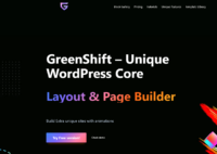 GreenShift WP Gutenberg Page Builder, Blocks and Animation Framework